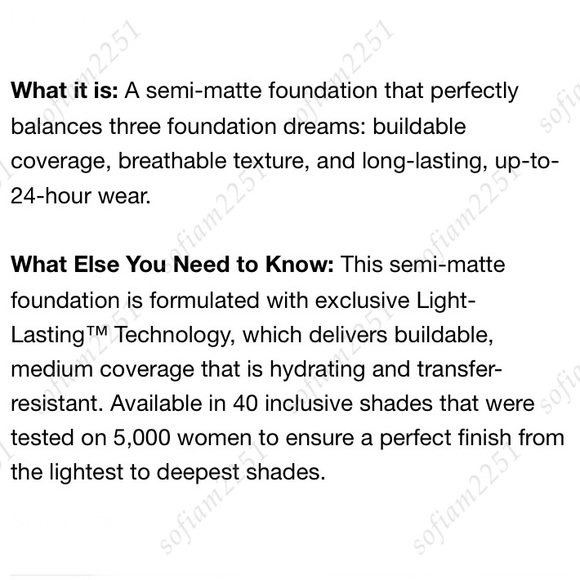 ♥️NEW!♥️Valentino Very Valentino 24 Hour Long Wear Liquid Foundation SEALED! - Picture 4 of 11